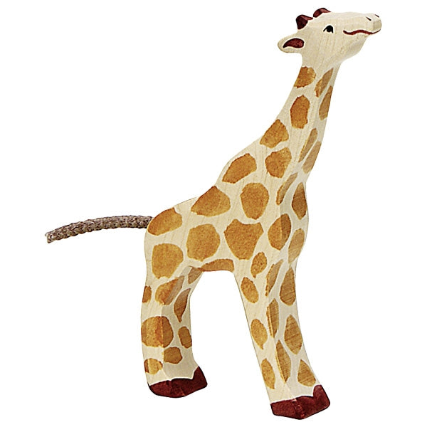Holztiger Baby Giraffe Wooden Animals Wildlife Animal Head Raised 3yrs+