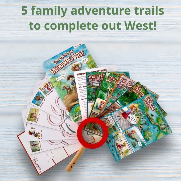 Melbourne's West Adventure Guide Gone Exploring 5 Mystery Family Adventures Trails & 15 Outdoor Activities by Gumnut Trails Outdoor Travel Toys 2yrs+