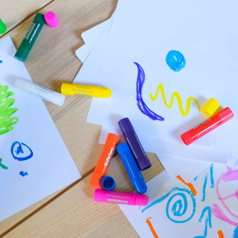 My Creative Box Silkies Paint Sticks Set of 12 Art and craft for kids 3yrs+