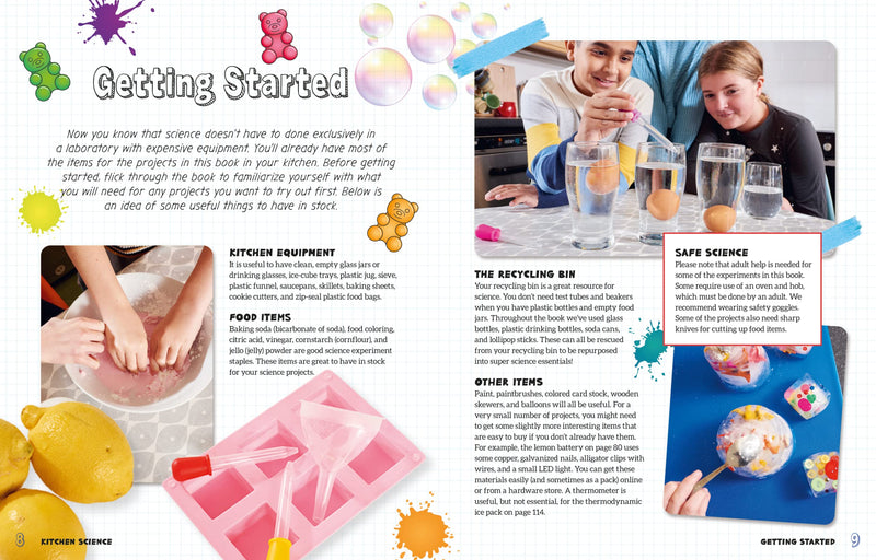 Kitchen Science 30 Awesome STEM Experiments To Try At Home (Paperback) Science STEM Kids Book