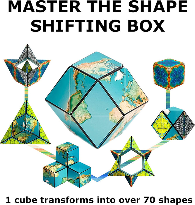 Shashibo Explorer Series Assorted Shape Shifting Puzzle Box Fidget Travel Toys 8yrs+