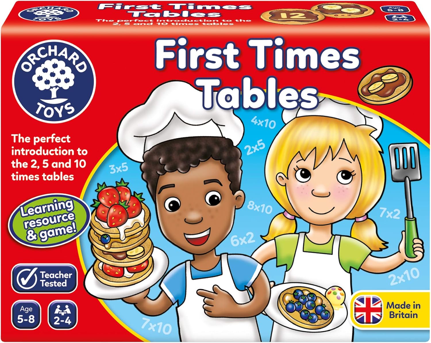 Orchard Toys Game First Times Table Cognitive Early Math Games for Kid ...