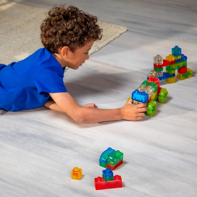 Jelly Blox Truck Vroom Vehicle Kit 35pcs Squishy Sensory Creative Play Gift Idea for Toddler 2yrs+