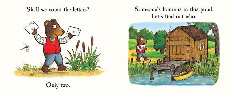 Postman Bear 20th Anniversary Edition (Lift the Flap Book) Interactive Book by Axel Scheffler, Julia Donaldson