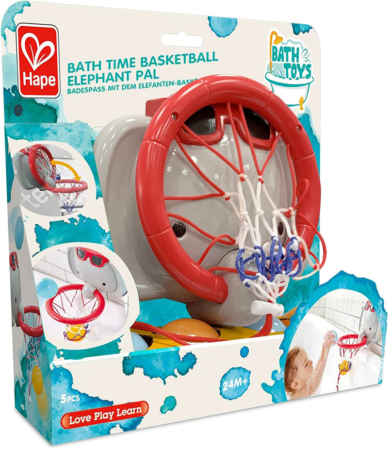 Hape Bath Time Basketball Elephant Bath Developmental Toys for Toddlers Gift Idea Best Seller 18m+