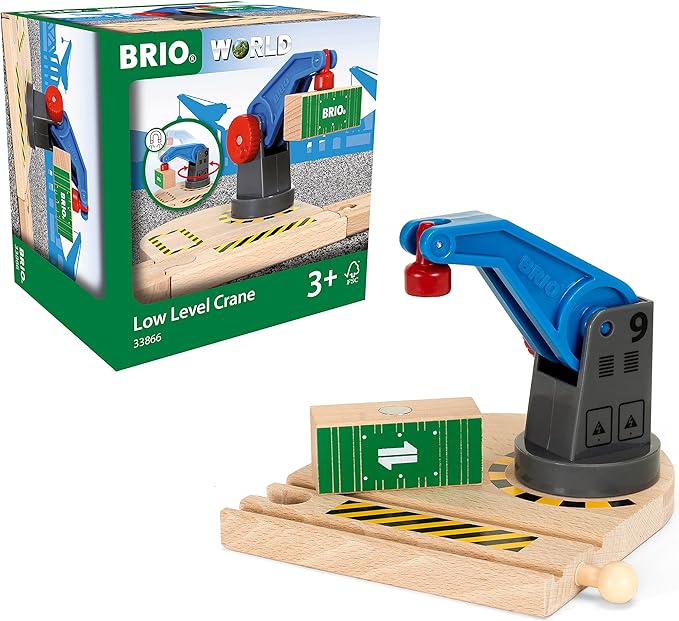 BRIO Low Level Crane 2pc 3yrs+