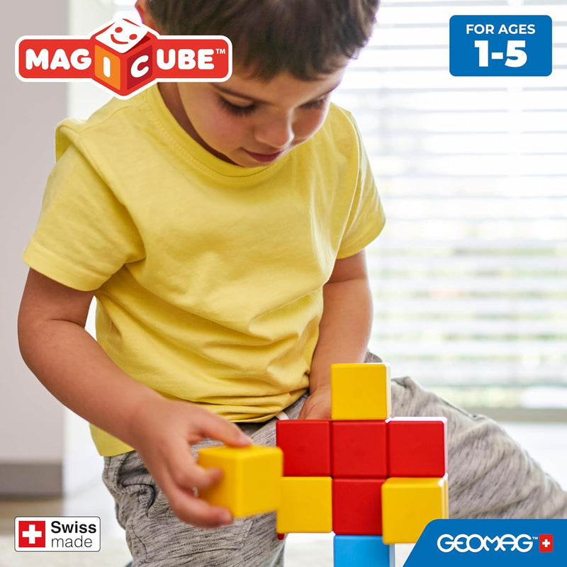 Geomag Magicube Magnetic Cubes Creative Set 64pcs Magnetic Toys Building Blocks STEM Toys School Range12m+