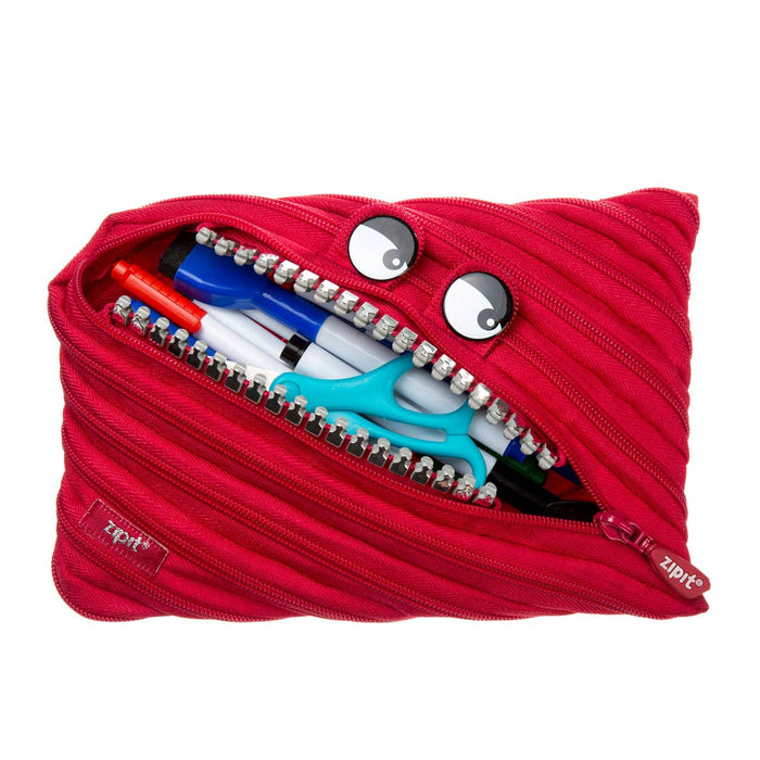 ZIPIT Grillz Monster Jumbo Pencil Case RED
