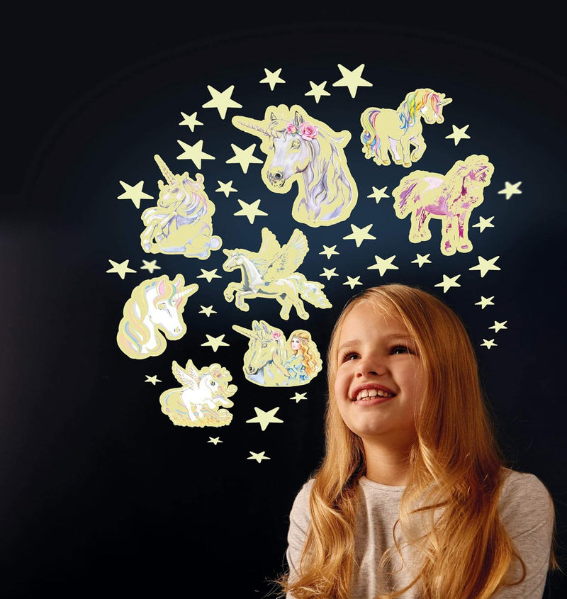 Glow Stars and Unicorns by Brainstorm Toys Room Decor Fairy Unicorn and Castle Theme 3yrs+