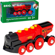 BRIO Battery Operated Mighty Red Action Locomotive 3yrs+ - My Playroom 