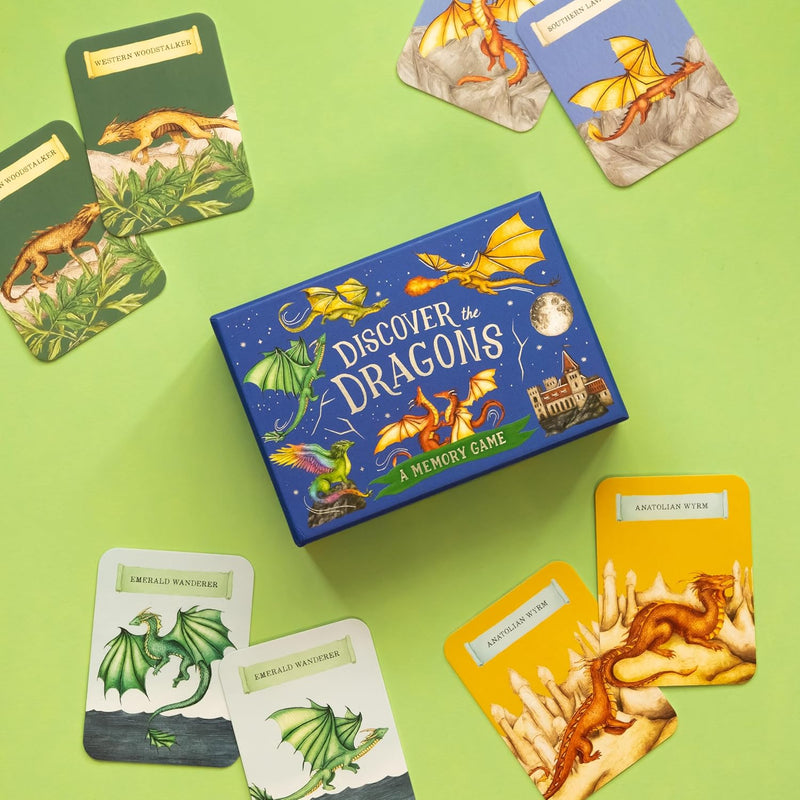 Discover The Dragons Kids Memory Card Game Dinosaur and Dragon Theme 4yrs+