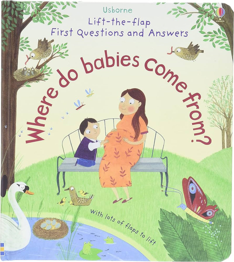 Lift the Flap Very First Questions and Answers Where Do Babies Come From? (Board Book) Kids Interactive Book by Katie Daynes, Christine Pym