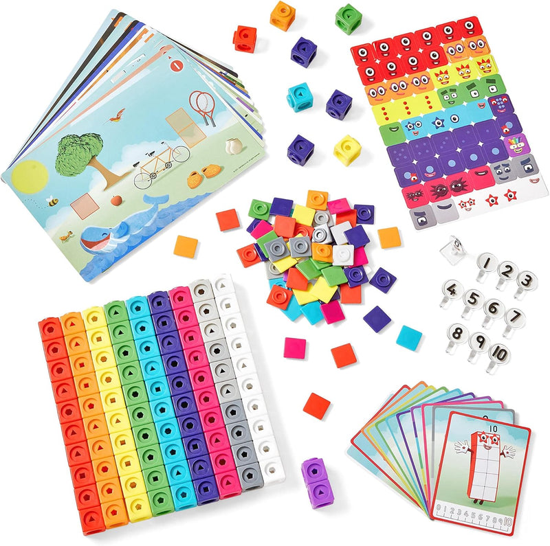 Numberblocks MathLink® Cubes Set 1-10 Math Games for Kids STEM Toys 3yrs+