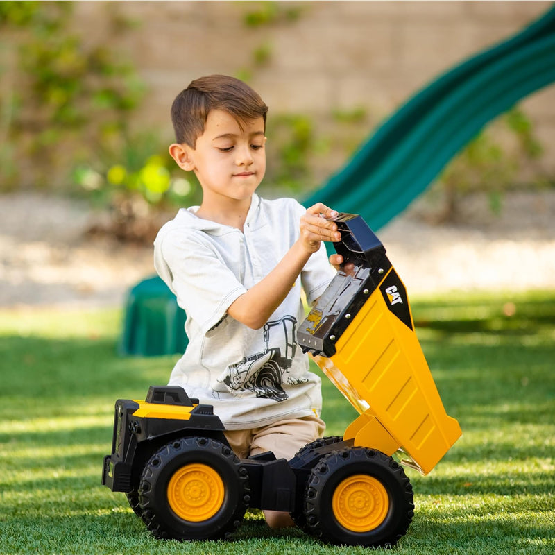 CAT Steel Mighty Dump Truck XL Toy Vehicles Gift Idea for 3yrs+