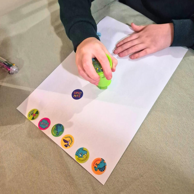 Dinosaur Sticker Stamper by House of Marbles Art and Craft for Kids 3yrs+