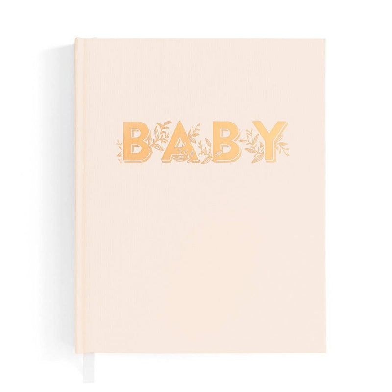 Fox & Fallow Baby Book Buttermilk Baby Journal Keepsake Memory Book (Hardcover)