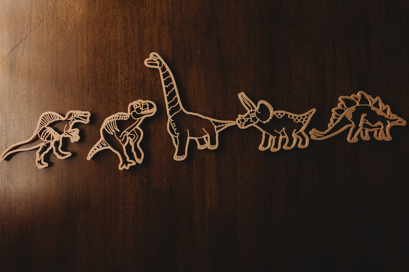 Kinfolk Pantry Stegosaurus Dino Eco Cutter Playdough Sand Toys Dinosaur toy Art and craft for kids Dinosaur and Dragon Theme 3yrs+