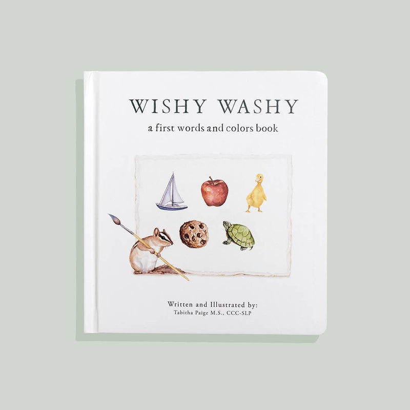 Paige Tate & Co. Wishy Washy: A Board Book of First Words and Colors