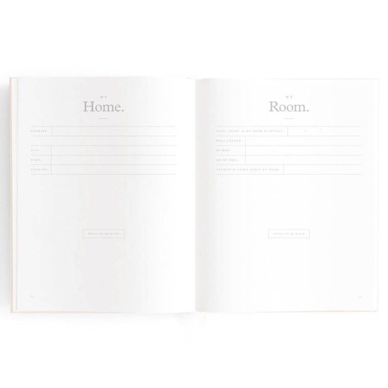 Fox & Fallow Baby Book Buttermilk Baby Journal Keepsake Memory Book (Hardcover)