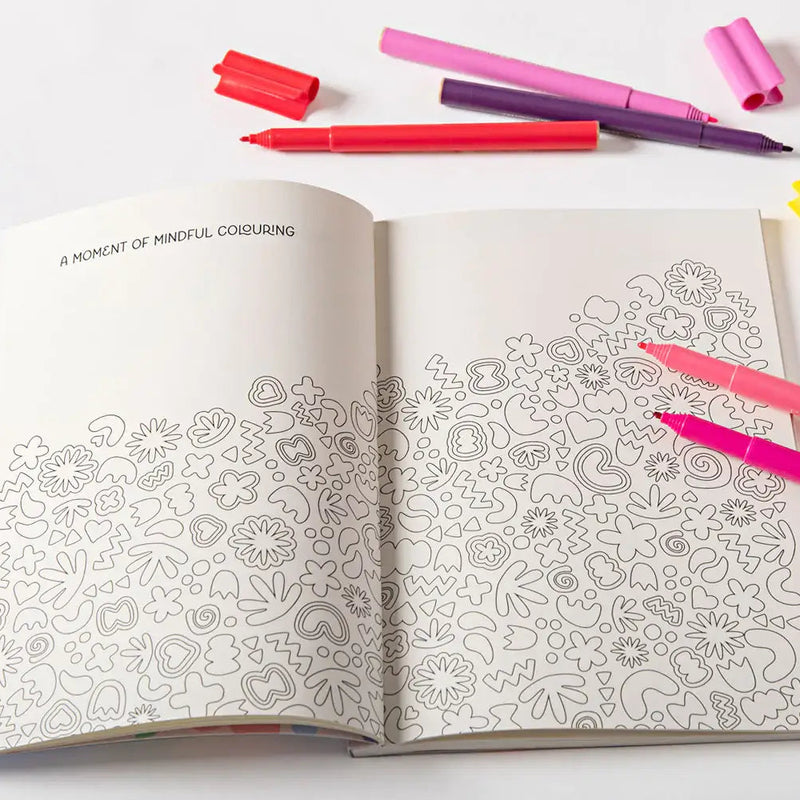 Kids Creativity Journal by Journey Of Something About Drawing, Palettes, Imagination and Wellbeing Stationary Social-Emotional Travel Toys Gifting Idea for 7yrs+