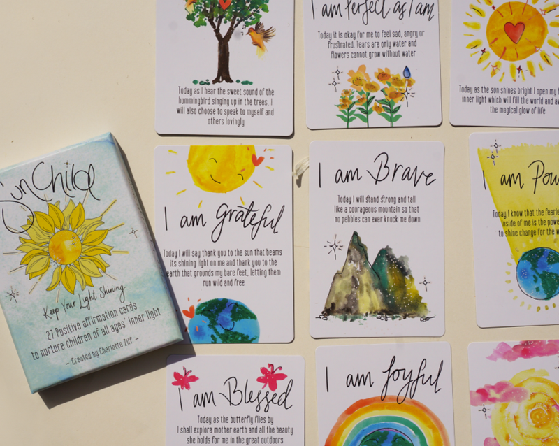 Affirmation Cards by SunChild Mindfulness Wellbeing Best Seller Gifting Idea for 3yrs+