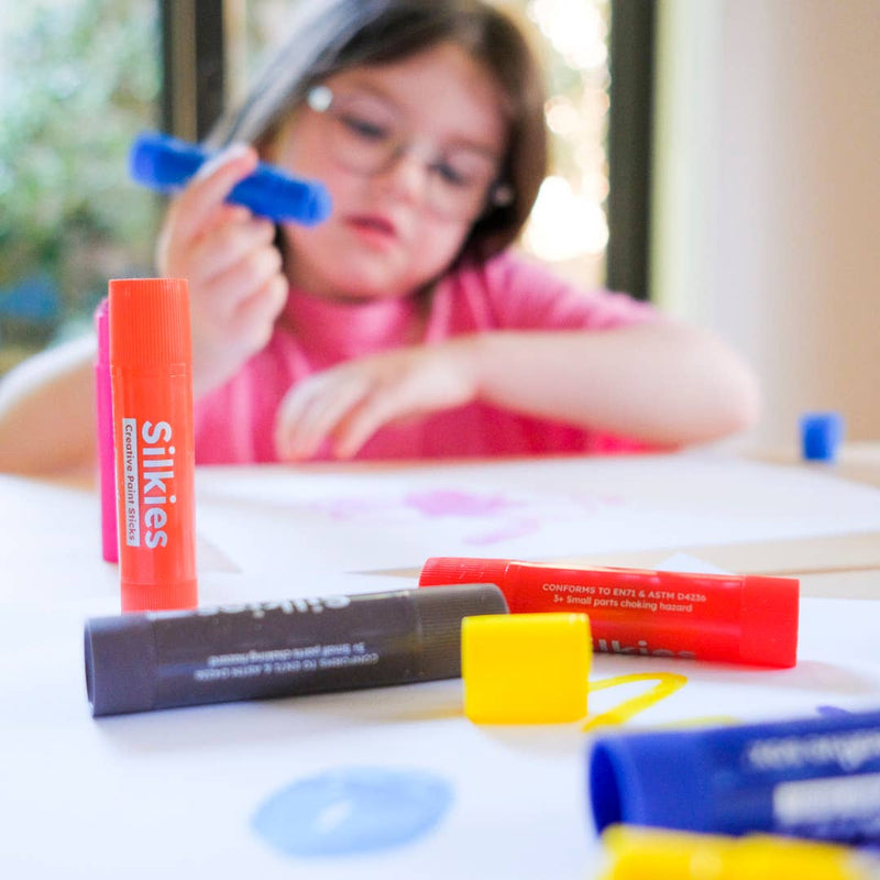 My Creative Box Silkies Paint Sticks Set of 12 Art and craft for kids 3yrs+