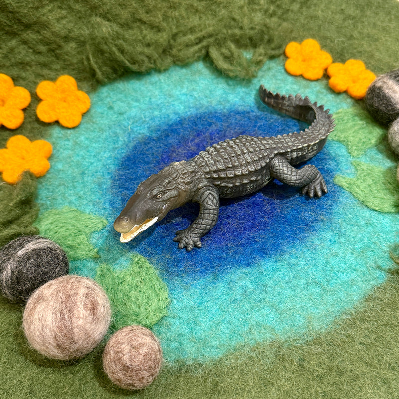 Crocodile Figurine by Safari Ltd Wild Safari Collection Animal Figurines 3yrs+