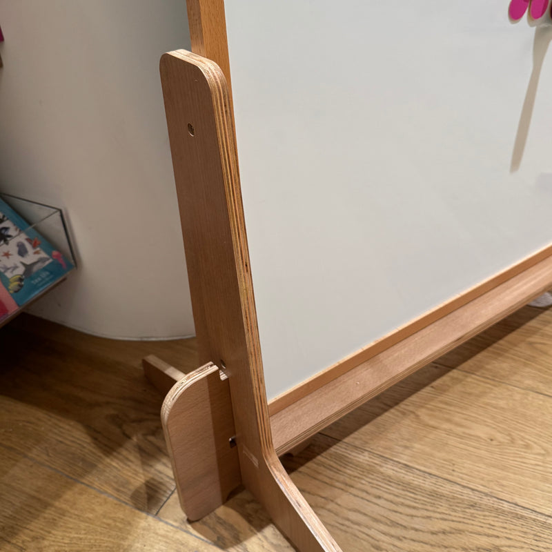 JoyKids Magnetic Duo Board Double Sided Chalk and White Board Easel with Upright Stand 3yrs+ (Heavy Shipping)