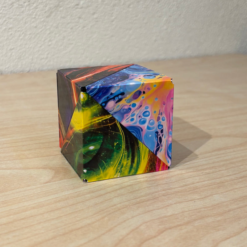 Shashibo Cosmos Shape Holographic Shifting Puzzle Box Fidget Travel Toys Sensory Toys 8yrs+