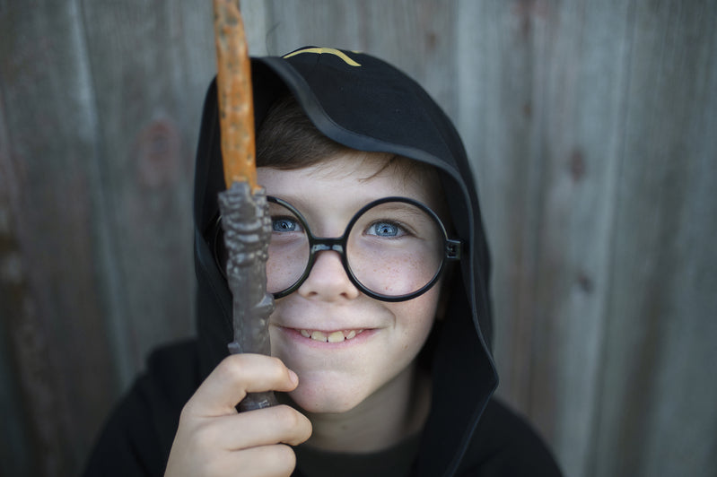 Wizard Cloak with Glasses magic school Size 5-6 by Great Pretenders Costumes 3yrs+