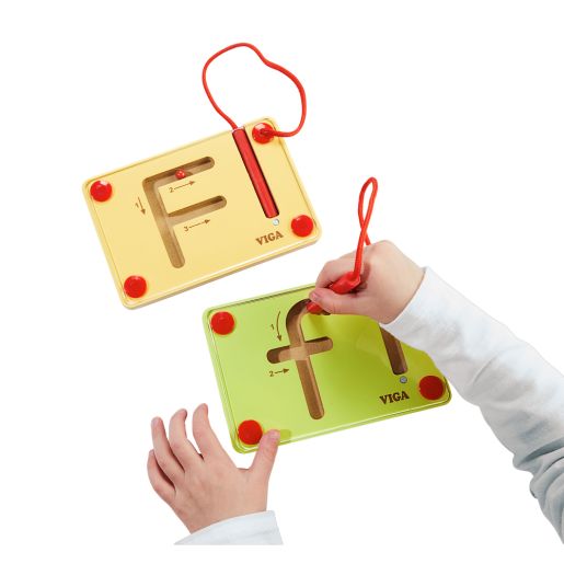 Viga Educational Magnetic Writing Board Letters Uppercase Early Literacy for 3yrs+