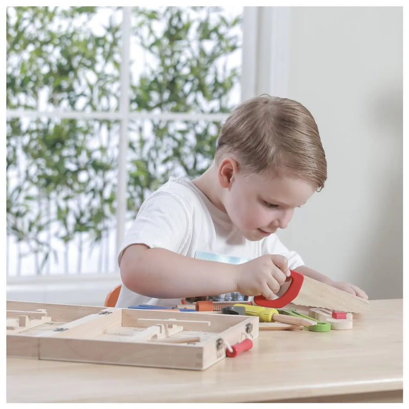 Viga Toys Wooden Tool Box 12pcs Set Pretend and Imaginative Play STEM Toys Gift Idea for 3yrs+
