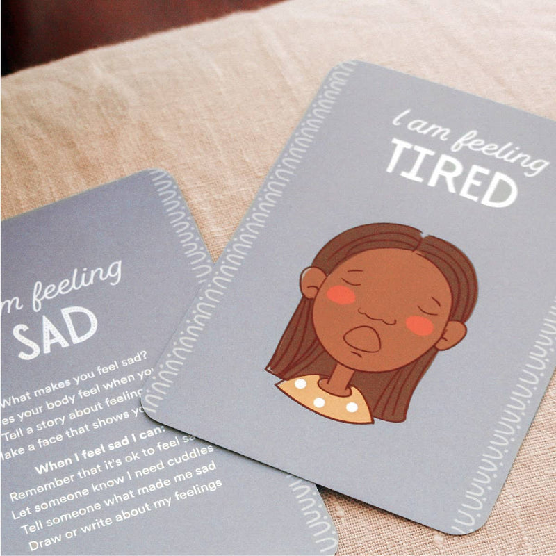 The Creative Sprout Emotions Cards For Kids, Feelings, Wellbeing, Life Beliefs and Values 3yrs+