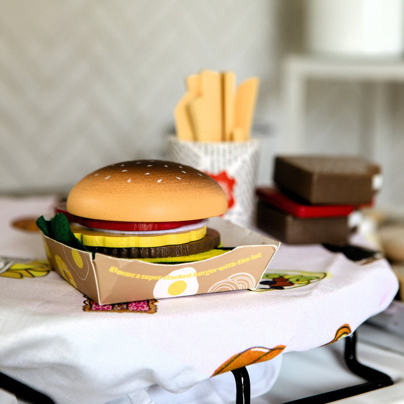 Make Me Iconic Wooden Toy Food Australian Food Set Play Kitchen Role Play Pretend and Imaginative Play 3yrs+