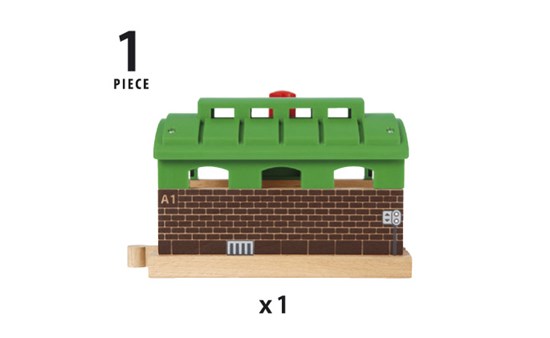 BRIO Train Garage Small with Opening Doors 3yrs+