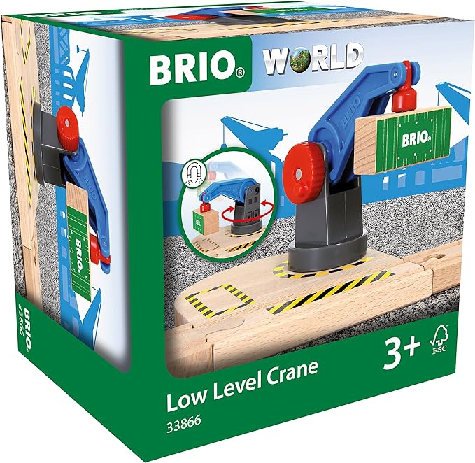 BRIO Low Level Crane 2pc 3yrs+