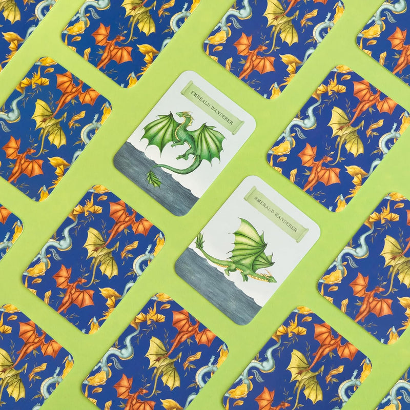 Discover The Dragons Kids Memory Card Game Dinosaur and Dragon Theme 4yrs+