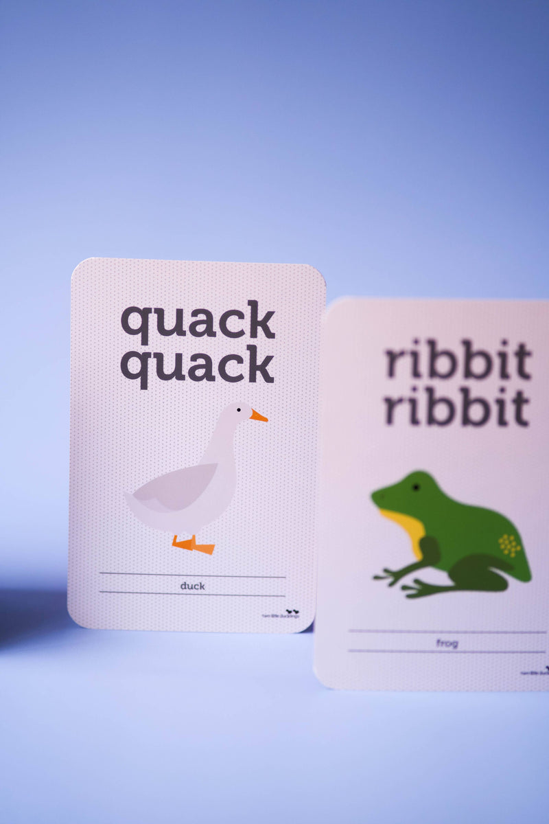 Animal Sounds Flash Cards by Two Little Ducklings 3yrs+