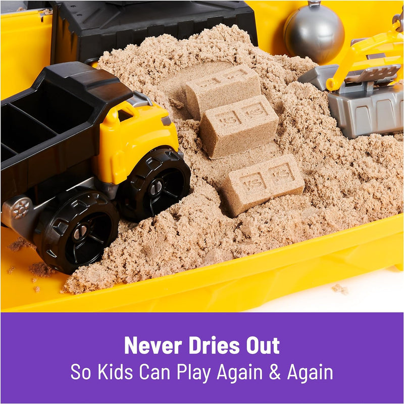Kinetic Sand Construction Folding Sandbox Sensory Toys Best Seller Most Loved in Store Gifting Idea for 3yrs+