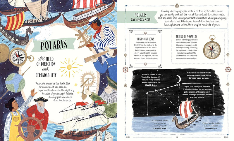 Glow Book A Child's Guide to the Night Sky (Hardcover) by Noelia Gonzalez, Sara Boccaccini Meadows from Magic Cat - Space and Mindfulness Non-fiction Kids Picture Book