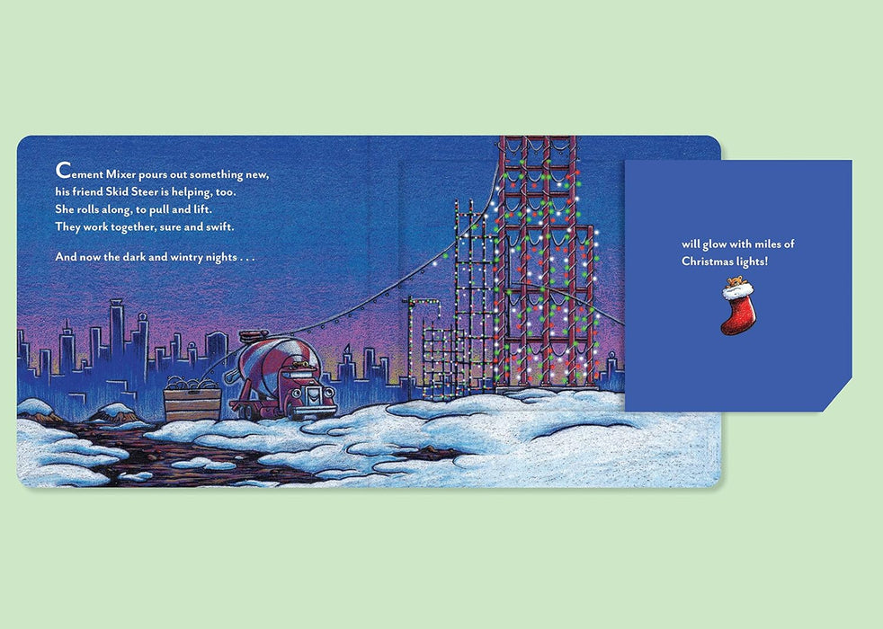 Construction Site: Merry and Bright (Flip the Flap Board Book)