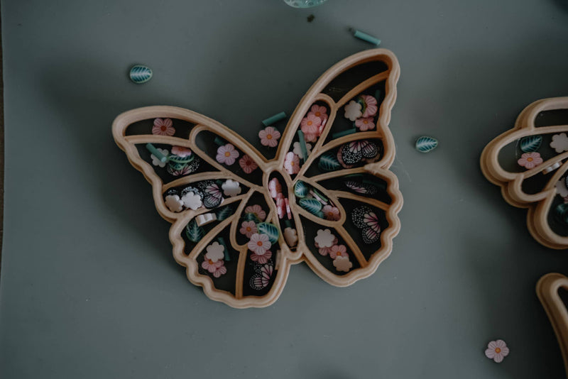 Kinfolk Pantry Fairytale Fairy Cutter Set Eco Cutter Set Playdough Sand Toys Art and craft for kids Fairy Unicorn and Castle Theme 3yrs+