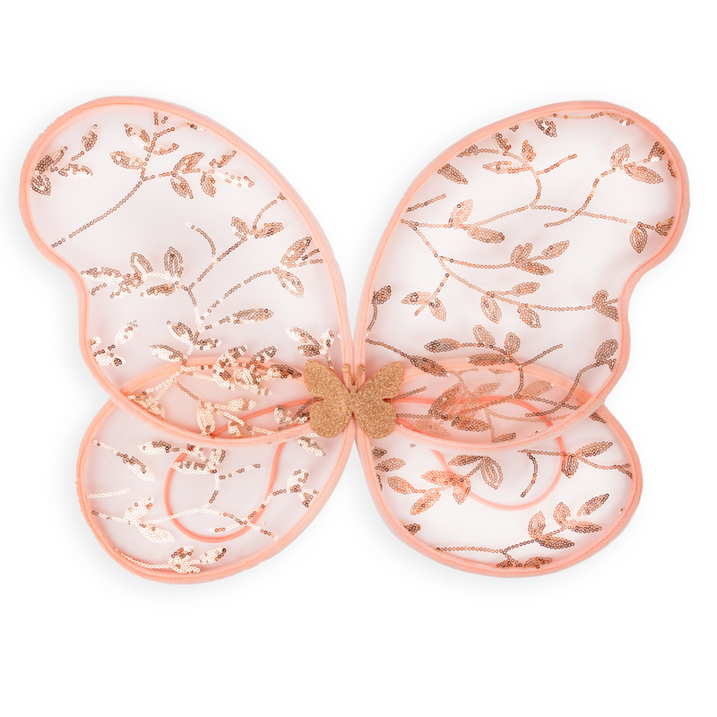Butterfly Bliss Wings Peach by Great Pretenders Fairy Theme Costume Halloween 3yrs+