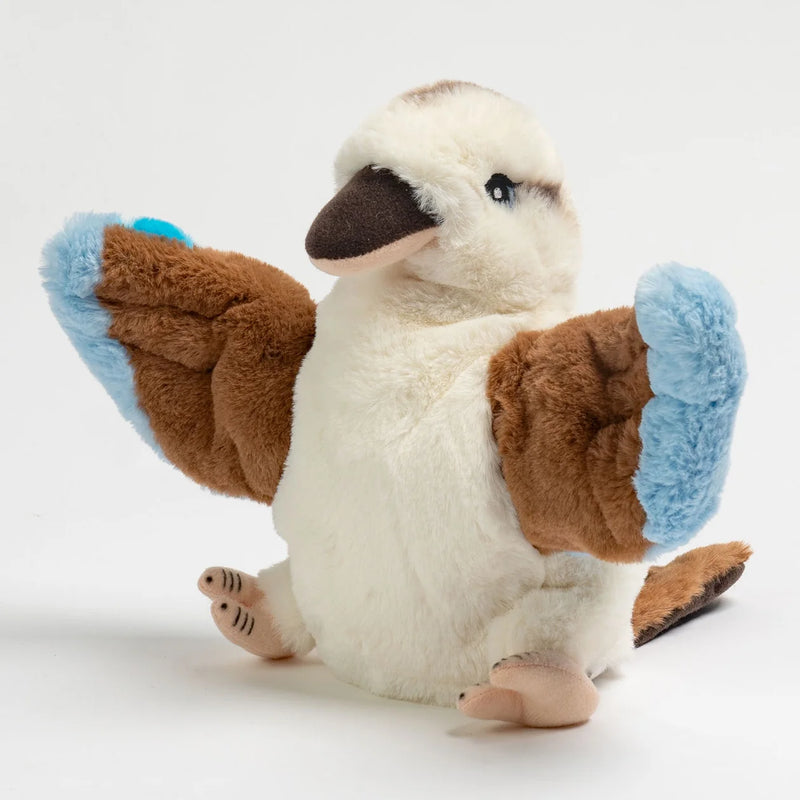 Eco Kookaburra Hand Puppet 25cm By Eco Buddies Pretend and Imaginative Play Plush Toys 3yrs+