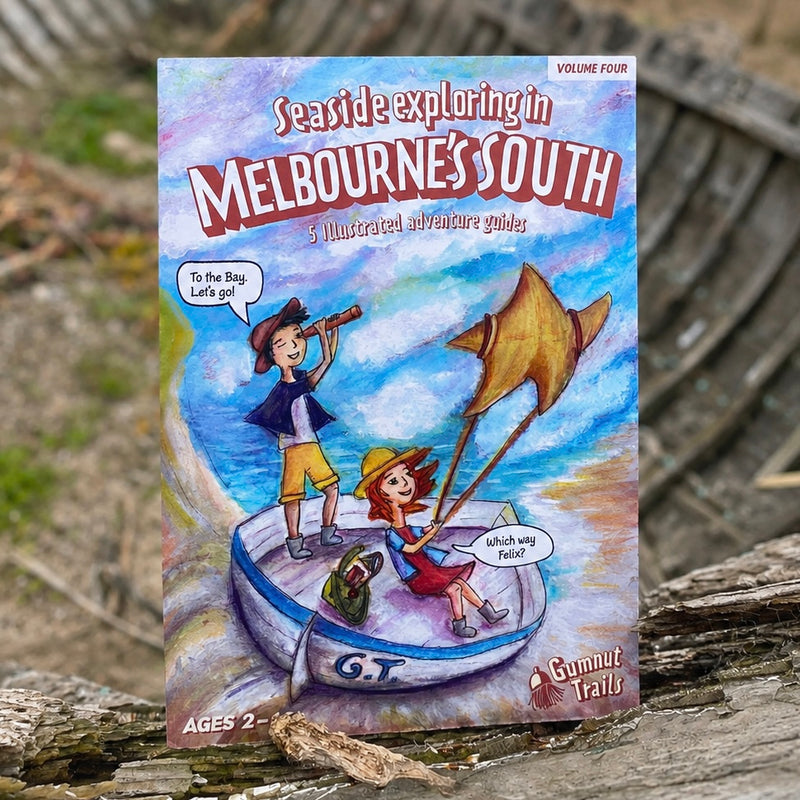 Melbourne's South Adventure Guide Seaside Exploring 5 Mystery Family Adventures Trails & 15 Outdoor Activities by Gumnut Trails Outdoor Travel Toys 2yrs+