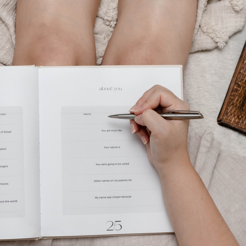 Darling Baby Journal Keepsake Baby Memory Book (Hardcover) by Adored Illustrations Gifting Idea for 0m+