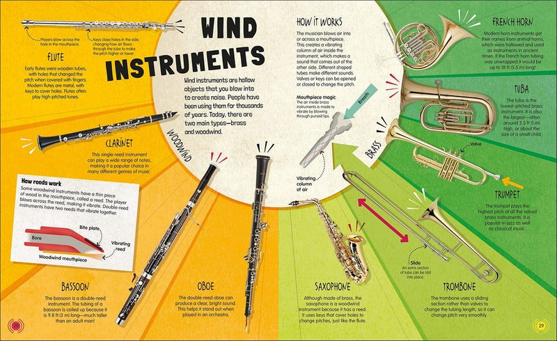 Music And How It Works (Hardcover) Kids Book