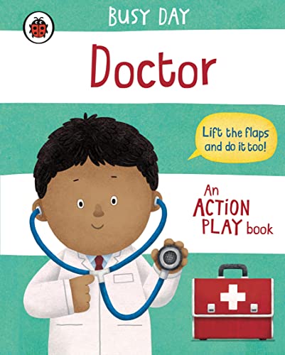 Busy Day Doctor Lift the Flap Interactive Book (Board Book) Kids Picture Book