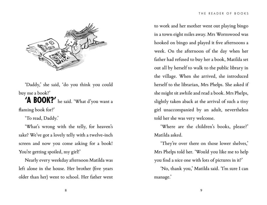 Matilda by Roald Dahl (Paperback)