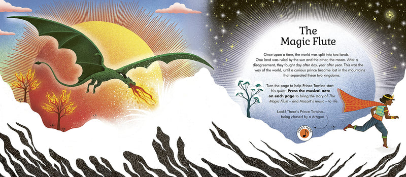 The Story Orchestra The Magic Flute (Hardcover) by Wolfgang Amadeus Mozart, Jessica Courtney Tickle Musical Gifting Kids Book 5yrs+